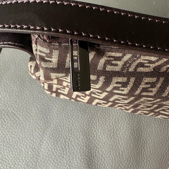 Fendi Brown and Tan Monogram Bag - Picture 3 of 5